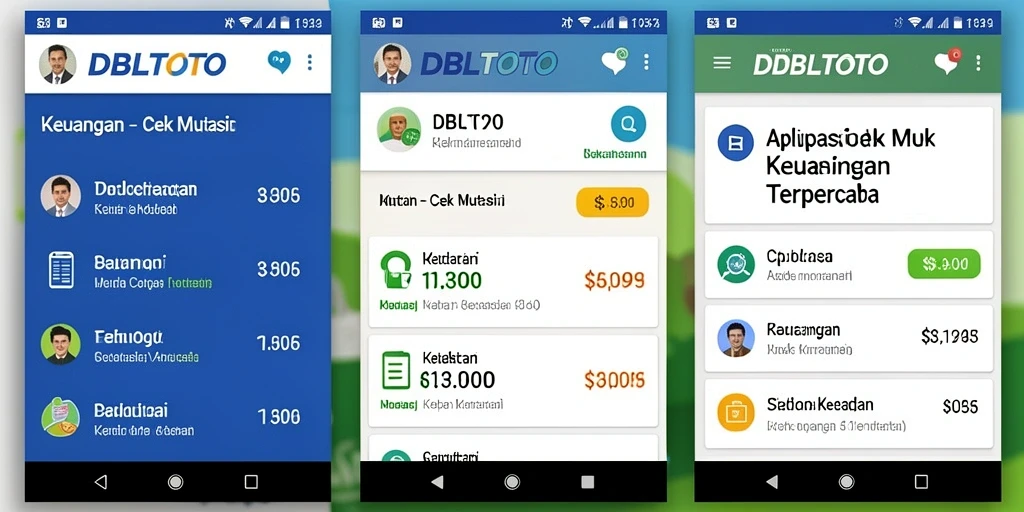 Tampilan utama DBLTOTO dengan fitur Cek Mutasi yang informatif.