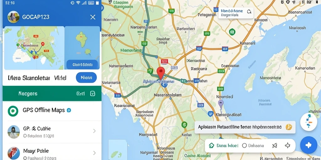 Antarmuka GOCAP123 yang sederhana dan mudah digunakan untuk navigasi.